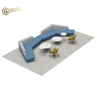 Ensemble de canapés de réception haut de gamme au design moderne, inclinables à 120 degrés, pour bureaux, halls, centres commerciaux, banques, salles d'attente dentaires et espaces visiteurs