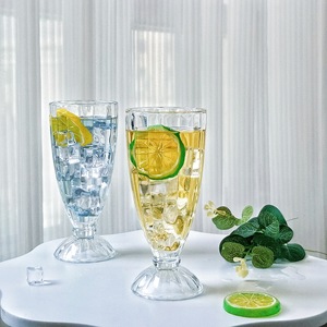 Bán Buôn Phong Cách Hiện Đại Chất Lượng Cao Sáng Tạo Đáng Yêu Nước Soda Thủy Tinh Đơn Giản Cát Băng Milkshake Thủy Tinh Nước Trái Cây Cốc <span class=keywords><strong>Highball</strong></span> Thủy Tinh - Product Image 5