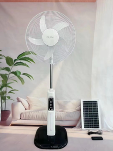 Ventilador Pessoal Portátil ISolfan de 16'' com Energia <span class=keywords><strong>Solar</strong></span>, Ventilador Elétrico Recarregável, Kit de Ventiladores com Inversor <span class=keywords><strong>Solar</strong></span> para Casa - Product Image 2