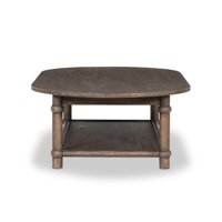 Table basse élégante en bois, table à thé minimaliste moderne en bois massif pour maison contemporaine