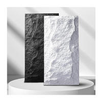 Revêtement mural en pierre légère RUIHE Pu Stone, imperméable, résistant à la chaleur, grandes dalles, design moderne, pour extérieur, hôtel, villa, maison
