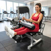 Équipement de musculation professionnel OEM Cheernin pour soulevé de cuisse assis et extension de cuisse assis, robuste