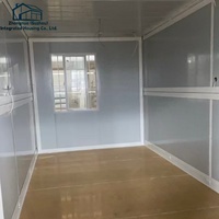 ZN Maison Conteneur Pliante à Installation Rapide, Abri d'Urgence, Maison Préfabriquée Pliable pour Clinique de Secours en Cas de Catastrophe