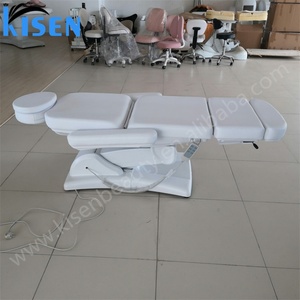 KISEN 3 4 Motors Electric Facial Beauty Salon Bed Medical Spa Massage Treatment <b>Table</b> Podiatry Chair Aesthetic Tattoo Bed - Product Image 5