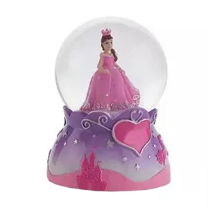 Cadeau Item Unieke Sprookjeskoning Prins En Prinses Custom Mini Sneeuwbol