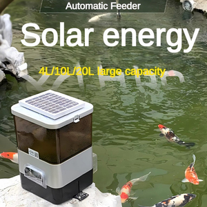Hot bán thông minh tự động Koi Wifi điều khiển AO tôm trung chuyển ev810sw năng lượng mặt trời cá máy cho ăn 4L 10L 20L Làm bằng nhựa - Product Image 2