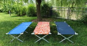 하이 퀄리티 휴대용 알루미늄 및 금속 접이식 침대 들것 침대 접이식 캠핑 침대 - Product Image 5