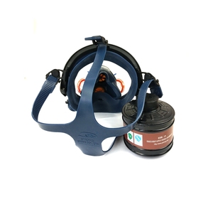CO2 máscara de Gas policía máscara de Gas de la cara llena máscara de gas con <span class=keywords><strong>dos</strong></span> filtros - Product Image 4