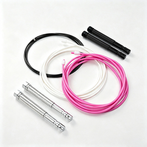 <span class=keywords><strong>Cuerda</strong></span> <span class=keywords><strong>de</strong></span> Saltar Rápida YUEDONG con Mango <span class=keywords><strong>de</strong></span> Aluminio y Cable <span class=keywords><strong>de</strong></span> Acero Ajustable para Fitness, Boxeo, Gimnasio y Crossfit - Product Image 5