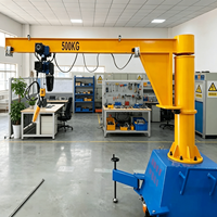 Grue à flèche légère économique de 0,5 tonne, mini grue à flèche manuelle
