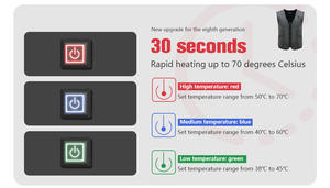 <span class=keywords><strong>Electrotec</strong></span> 2022 nueva chaqueta de chaleco térmico eléctrico Usb para caza motocicleta montar esquí chaleco calentado - Product Image 2