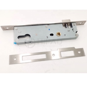 Corps de serrure en aluminium Upvc battant porte coulissante cylindre de serrure loquet à ressort pour porte 30mm corps fer acier bouton de porte ensemble de serrure - Product Image 2