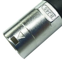 Conector de enchufe macho RJ45 impermeable de red Ethernet para enchufe de acoplador RJ45