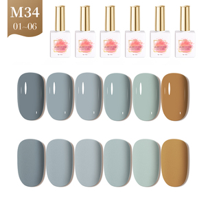 AILANUO <b>Nail</b> Factory Design New Trend Uv Gel Bulk 6 Colors Collection Gel Polish <b>Set</b> OEM 15ML Unique <b>Nail</b> GEL Polish Bottles - Product Image 1