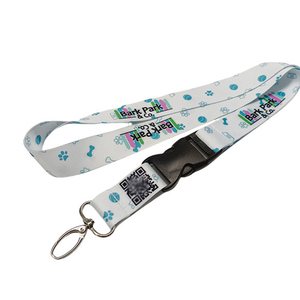 OEM ODM RPET Heat Transfer <b>Polyester</b> <b>Lanyard</b> Full Color Printed <b>Polyester</b> <b>Lanyard</b> with Safety Breakaway Buckle for Trade - Product Image 2