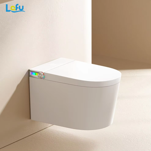 <span class=keywords><strong>Inodoro</strong></span> Inteligente <span class=keywords><strong>Suspendido</strong></span> en la Pared, Ahorrador de Espacio, Sanitario de Cerámica para Baño, WC con Sifón, para el Hogar - Product Image 1