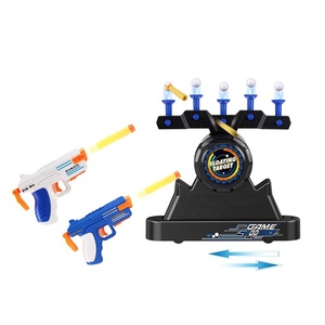 Jeu de tir interactif pour enfants, cible mobile électrique et tir à la balle flottante, jouets de pratique de tir, pistolet à balles souples en EVA - Product Image 1