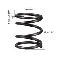Fabrication de ressorts OEM, personnalisation, ressorts de compression en grande quantité, acier à ressorts, diamètre extérieur 13 mm, diamètre de fil 1,2 mm