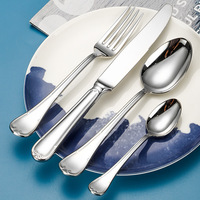 Ensemble de couverts de luxe en acier inoxydable, vente en gros, couteau cuillère fourchette cuisine Restaurant birtek mariage, couverts en or