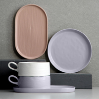 Style européen petit déjeuner personnalisé couleur porcelaine lait tasse à café avec biscuit titulaire