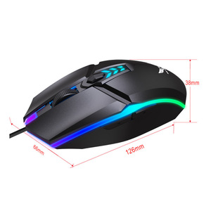 ZeroDate G1 Wired Gaming <b>Mouse</b> 11 Buttons RGB Backlit Optical Right Hand Ergonomic Design - Product Image 3
