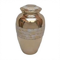 Urne funéraire en métal pour cendres, urne décorative pour crémation, urne commémorative personnalisable en couleur