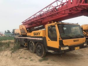 Sany Autorizado maquinaria de construcción STC750 Camión Grúa Altura de elevación 51M 75Ton Camión grúa hidráulica móvil