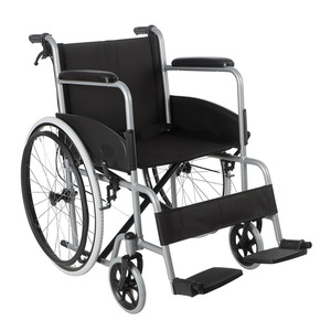 Silla de ruedas manual oriental de aleación de aluminio, ligera, plegable y portátil para personas mayores y discapacitadas. - Product Image 1