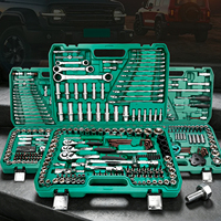 Juego de Llaves de Tubo con Acabado Espejo en Varios Tamaños, Herramientas Manuales Completas para Reparaciones Automotrices y del Hogar con Estuche de Almacenamiento Portátil y Resistente