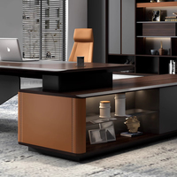 Mobilier de bureau pour chef de bureau Table de bureau exécutive pour chef d'entreprise Table de bureau de luxe pour chef d'entreprise