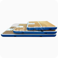 Plaisirs aquatiques d'été en personnalisation Drop Stitch Floating Dock Plate-forme flottante en plastique pour yacht pour la relaxation