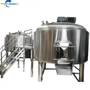 Tonsen 2000l Bier würze Destillation Brau anlage Maische bottich