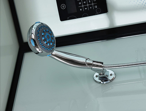 ห้องอาบน้ำกระจกนิรภัยแบบเลื่อนคู่ 5-8 มม. ติดตั้งง่าย พร้อมแผงควบคุมฟังก์ชั่น SS304 ขายส่ง - Product Image 5