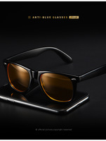Gafas de Protección Anti Luz Azul para Hombre y Mujer, Color Amarillo Naranja, para Juegos de Computadora, Filtro UV400, Bloqueo de Rayos Azules