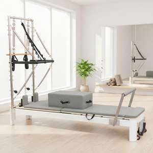 Reformer Pilates Premium avec Demi-Tourneuse et Résistance à Ressort Réglable, Lit Reformer Pilates pour Studios de Pilates - Product Image 1