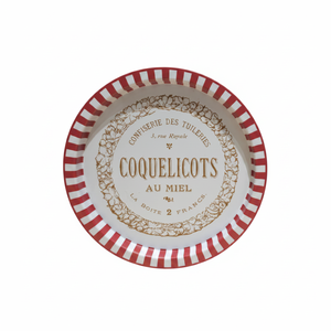 ถาดกลมโลหะ Coquelicots AU Miel คอลเลกชันขนาดเส้นผ่าศูนย์กลาง315มม. - Product Image 2