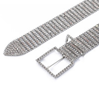 Paillettes scintillantes, ceinture ardillon pour femme, petit accessoire, mode décontractée et formelle, très tendance