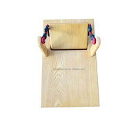 Corrector de Pie Plano y Juanetes de Madera Plegable y Ligero, Entrenador de Rehabilitación para Dedos del Pie, Ejercitador de Fuerza Muscular Plantar Elástico