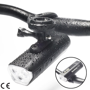 Factory Wholesale 1600 Lumen Rechargeable Bike <b>Light</b> Type-C IPX4 Water-resistance Roadway <b>Bicycle</b> Headlight with Custom Logo - Product Image 1