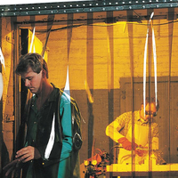 Rideau de bande PVC Transparent rouge bleu noir pour entrepôt ferme usine supermarché rideau de porte en plastique en caoutchouc
