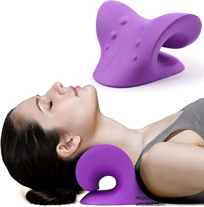 Directo de fábrica, masajeador de alivio de la columna <span class=keywords><strong>Cervical</strong></span> EVA, almohada para el cuello, masajeador, camilla de cuello, dispositivo de tracción <span class=keywords><strong>Cervical</strong></span> - Product Image 4
