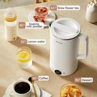 Bouilloire électrique programmable intelligente pour la maison, en acier inoxydable, 1,7 L, anti-surchauffe, pour thé vert et café noir