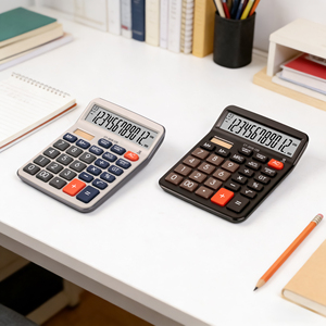 <span class=keywords><strong>Calculadora</strong></span> Solar Portátil Huayang <span class=keywords><strong>de</strong></span> 12 Dígitos con Pantalla Grande y Función <span class=keywords><strong>de</strong></span> Repetición Automática para Oficina, Contabilidad y Uso Escolar - Product Image 1