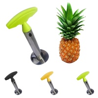 Multifunctionele Roestvrijstalen Fruitmes Ananas Vlees Peeling Handmatige Snijmachine