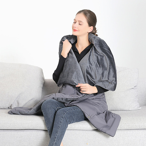 Venta al por mayor de invierno portátil suave felpa tiro de lana de doble cara eléctrico calentado manta eléctrica Couverture Chauffante - Product Image 5