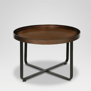 AK Brass Decorative Metal Coffee <b>Table</b> <b>Black</b> Metal Frame With Wooden Top Modern Coffee <b>Table</b> For Home Decor/ Hotel Decor - Product Image 4