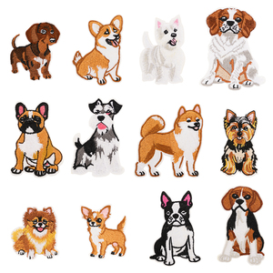 Thời trang tùy chỉnh thêu chữ Pet Pattern các bản vá lỗi sang trọng vải sắt-on thiết kế thêu các bản vá lỗi cho quần áo - Product Image 1