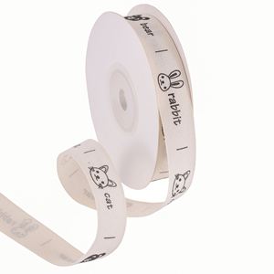 Ruban en coton imprimé de haute qualité et durable de 1,5 cm pour couronnes de Noël et emballages cadeaux faits main, 10 yards par rouleau - Product Image 5