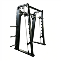Machine Smith Commerciale Robuste Multifonctionnelle avec Rack à Squat et Chargeur de Plaques pour Entraînement en Club de Fitness ou à Domicile