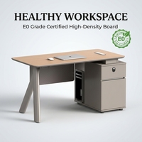 Bureau d'ordinateur en bois moderne et classique, avec tiroir réglable, table de travail de bureau durable, pour usage domestique et professionnel, vente en gros